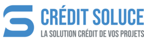 Logo de Crédit Soluce avec un S au dessus